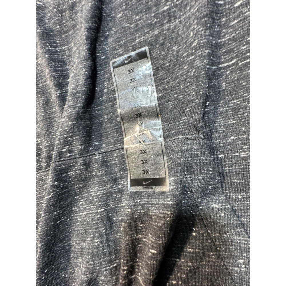Nike Gym Vintage Hoodie Womens 3X Black Space Dye - Picture 6 of 9